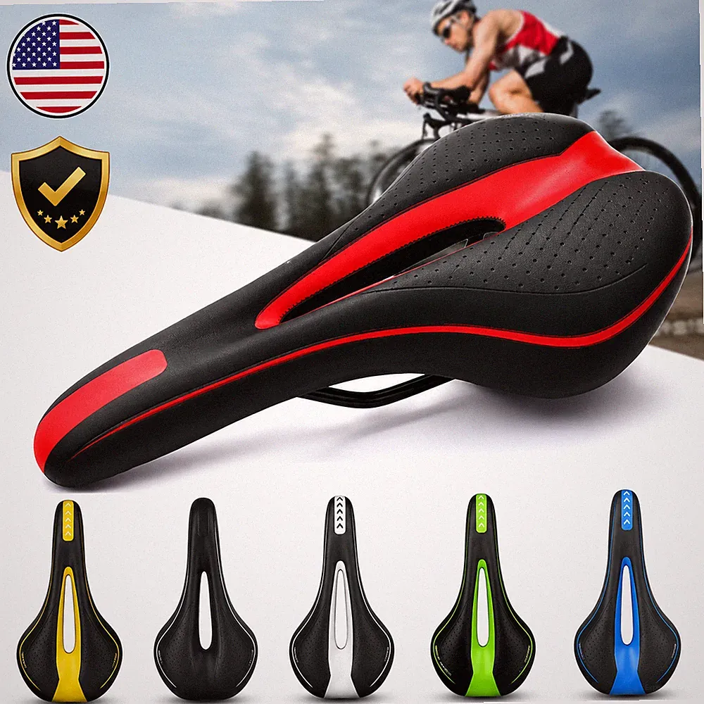 Soft Gel Bike Saddle Seat Comfort Bicycle Cycling Mountain Road Cushion Padded